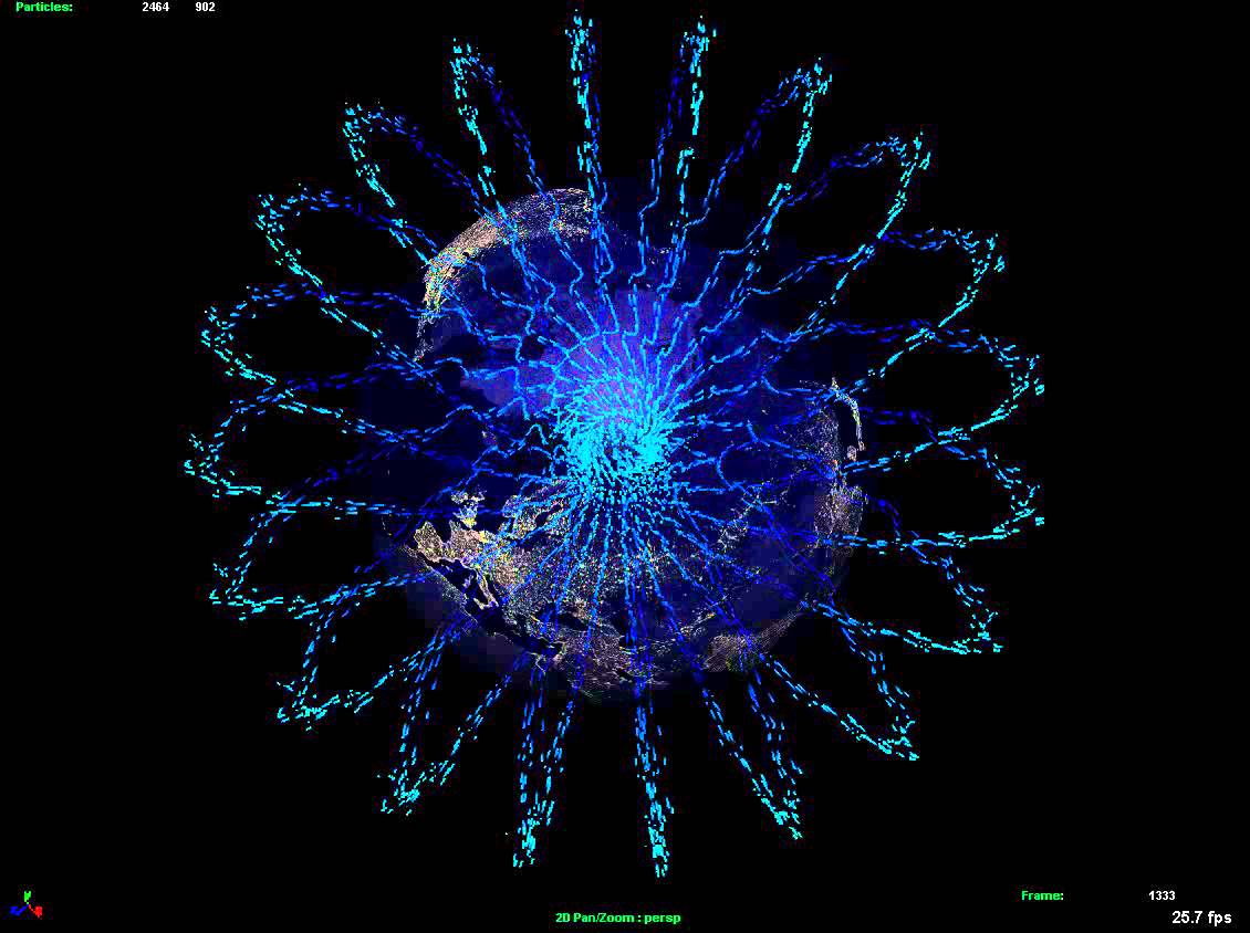 эфир - свободная энергия 3D phisical simulation - persp 2 / ENERGY