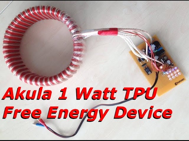 Free Energy Device - 1 Watt Akula TPU Dismantling - no hidden batteries / ENERGY
